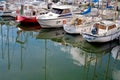 Yacht mooring in Cancale