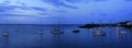 Yacht moorings in morning, Dunmore East, Waterford, Ireland