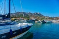 Yacht near Sardinia island