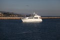 A Yacht at Newport Beach