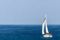 Yacht in the ocean