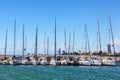 Yacht Pier in Zygi Marina. Cyprus. Royalty Free Stock Photo