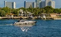 Yacht in Port Everglades Royalty Free Stock Photo