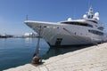 Yacht port in Rijeka, Croatia on the Adriatic sea Royalty Free Stock Photo