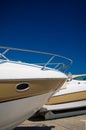 Yacht prow Royalty Free Stock Photo