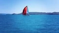 Yacht Racing Around The Whitsunday Islands Great Barrier Reef Australia