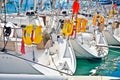 Yacht , Sailboat in Nydri, Greece.