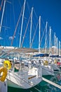 Yacht , Sailboat in Nydri in Greece.