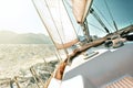 Yacht sailing Royalty Free Stock Photo