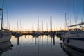 Yacht sailing Marina Royalty Free Stock Photo