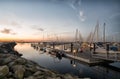 Yacht sailing Marina Royalty Free Stock Photo