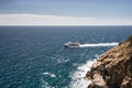 Yacht sailing the Mediterranean 