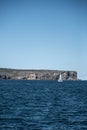 Yacht Sailing on the Pacific Ocean by Australia Royalty Free Stock Photo