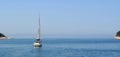 Yacht sailing toward Elephite Islands.