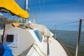 Yacht. Sailing. Yachting. Tourism. Royalty Free Stock Photo