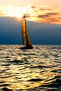 Yacht in the sea