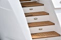 Yacht stair Royalty Free Stock Photo