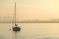 Yacht at Sunrise