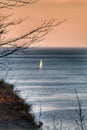 Yacht and Sunset, Gdynia