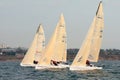 Yacht type Melges-24 Royalty Free Stock Photo