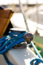 Yacht Winch Royalty Free Stock Photo