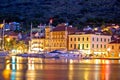 Yachting destination of Vis island evening view Royalty Free Stock Photo