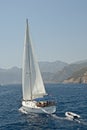 Yachting in Marmaris Bay Royalty Free Stock Photo