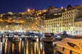 Yachts anchored in harbor in Naples, Italy Royalty Free Stock Photo