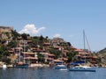 Yachts anchored in Kekova Royalty Free Stock Photo