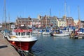 Yachts Arbroath harbour Arbroath Angus Scotland