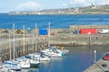 Yachts in Banff harbour