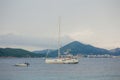 Yachts and boats in the Adriatic Sea Royalty Free Stock Photo