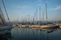 Yachts and boats in Fethiye Ece Marina, Mugla province, Turkey - may 2023 Royalty Free Stock Photo