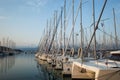 Yachts and boats in Fethiye Ece Marina, Mugla province, Turkey - may 2023 Royalty Free Stock Photo