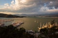 Yachts and boats in Fethiye Ece Marina, Mugla province, Turkey - may 2023 Royalty Free Stock Photo