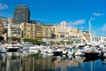 Yachts and boats in Marina Monte Carlo, Monaco Royalty Free Stock Photo