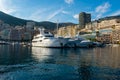 Yachts and boats in Marina Monte Carlo, Monaco Royalty Free Stock Photo