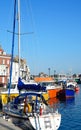Yachts and boats in Weymouth harbour. Royalty Free Stock Photo