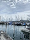 Yachts on the Boden lake in Konstanz, Germany, Baden-WÃÂ¼rttemberg