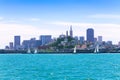 Yachts and downtown view of San Francisco