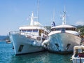 Yachts at Dubrovnik marina