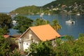 Yachts enjoying a calm anchorage in the windward islands
