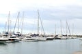 yachts in Estepona marina, Costa del Sol, Spain Royalty Free Stock Photo