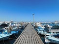 Yachts and fishing boats in Larnaca port, Cyprus.