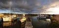 Yachts in the harbor of Coromandel Royalty Free Stock Photo