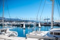 Yachts in the harbour