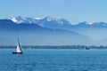 Yachts on lake Constance