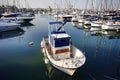 Yachts in Larnaca port Royalty Free Stock Photo