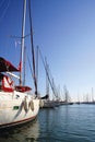 Yachts in Alimos Marina, Athens - Greece. Royalty Free Stock Photo