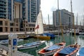 Yachts in the marina and quay in Herzliya Royalty Free Stock Photo